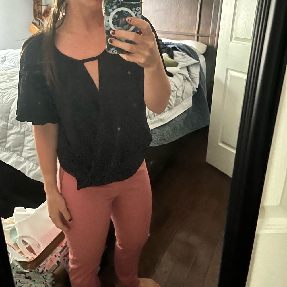 Black Blouse - Womens Small